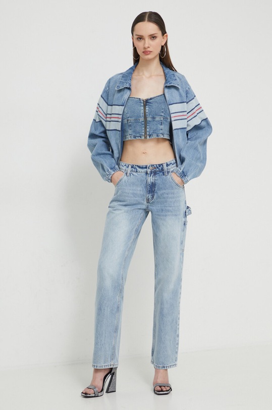 Guess Originals top W4GG25D4ON0 niebieski