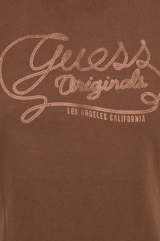 Guess Originals t-shirt W4GI07J1314 brązowy