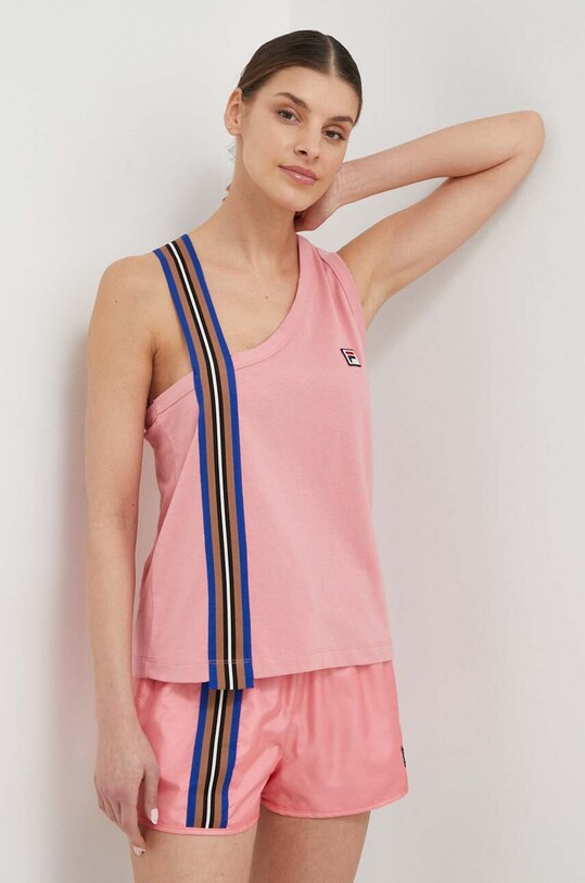 Топ Fila regular розовый TW411139