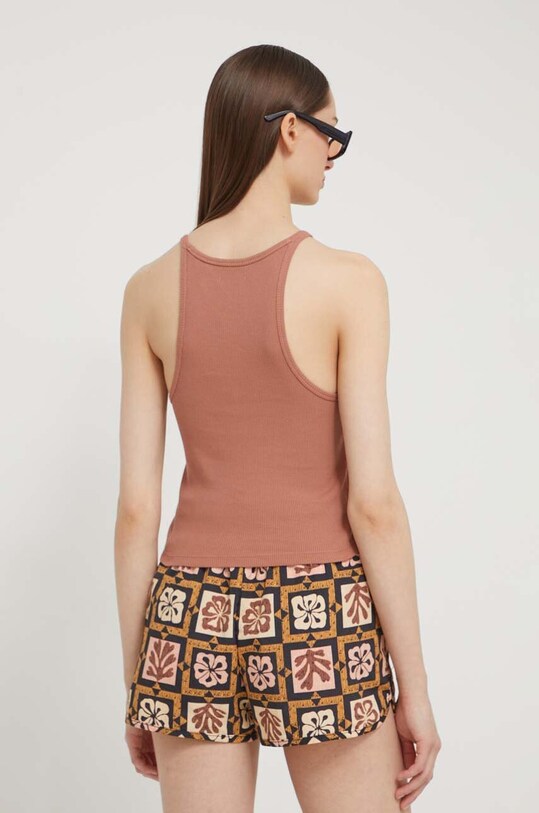 Одежда Хлопковый топ Superdry W6011890A.2BK коричневый