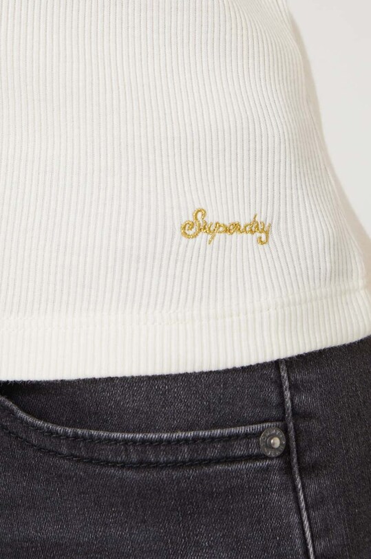 Бавовняна футболка Superdry W6011874A.71D бежевий