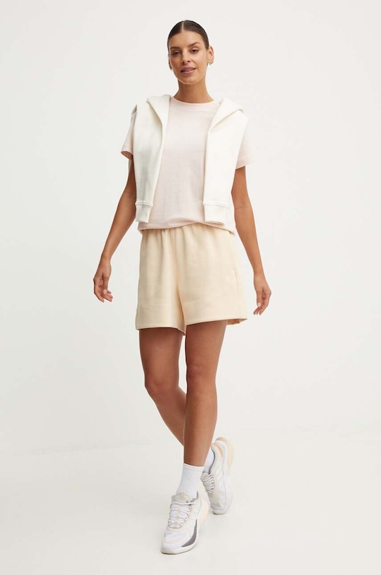 New Balance t-shirt bawełniany Jersey Small Logo WT41509OUK różowy SS24