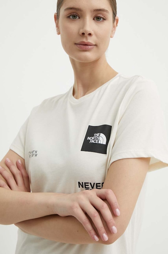 The North Face tricou sport Foundation Coordinates bej NF0A882WQLI1