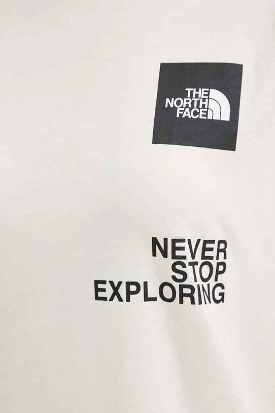 The North Face tricou sport Foundation Coordinates NF0A882WQLI1 bej