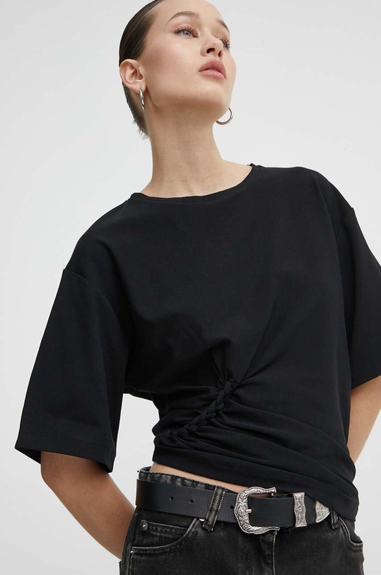 IRO tricou negru WM16ALIZEE