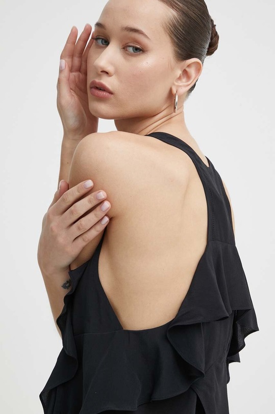 IRO bluzka z domieszką jedwabiu WM16ELLIE