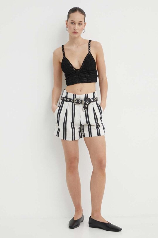 IRO top WM12KLEO negru SS24