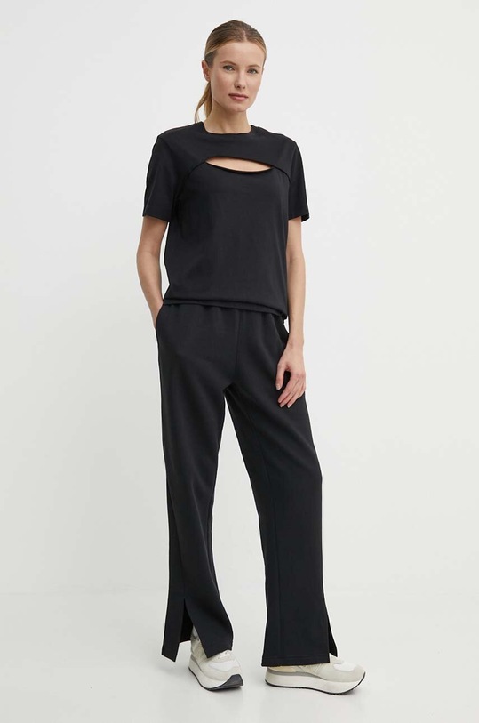 Хлопковая футболка Champion 117348 чёрный SS24