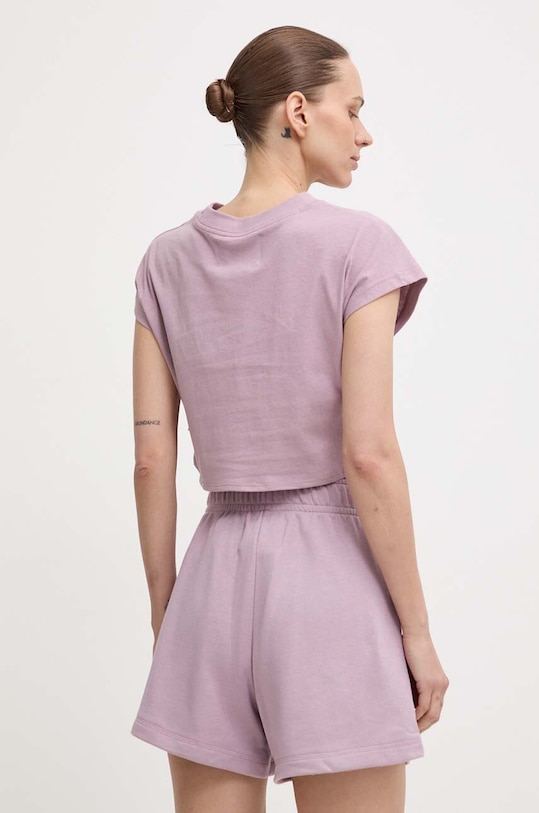 Одяг Бавовняна футболка Champion 117178 фіолетовий