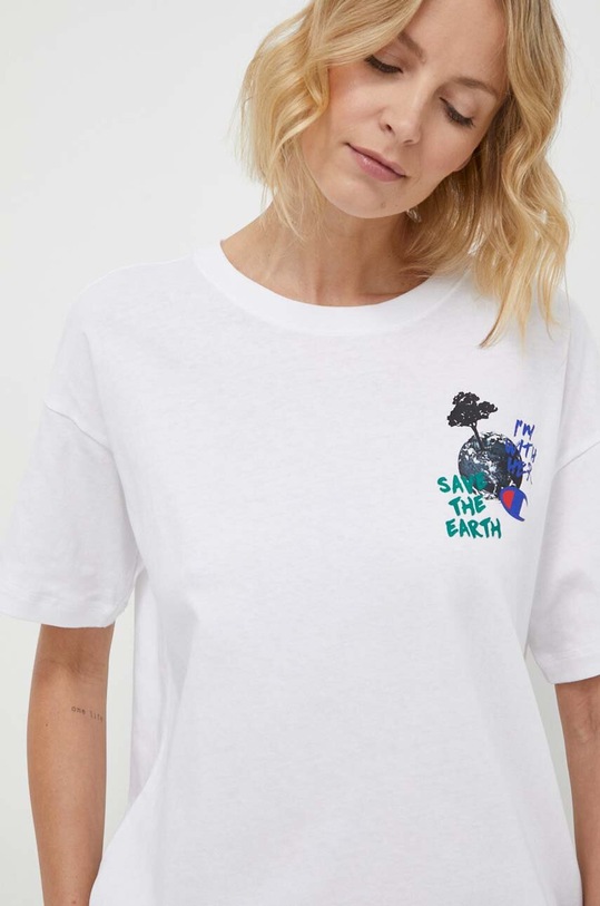 Champion tricou din bumbac alb 117179