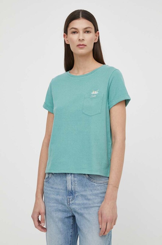 Levi's tricou din bumbac imprimeu verde A7212
