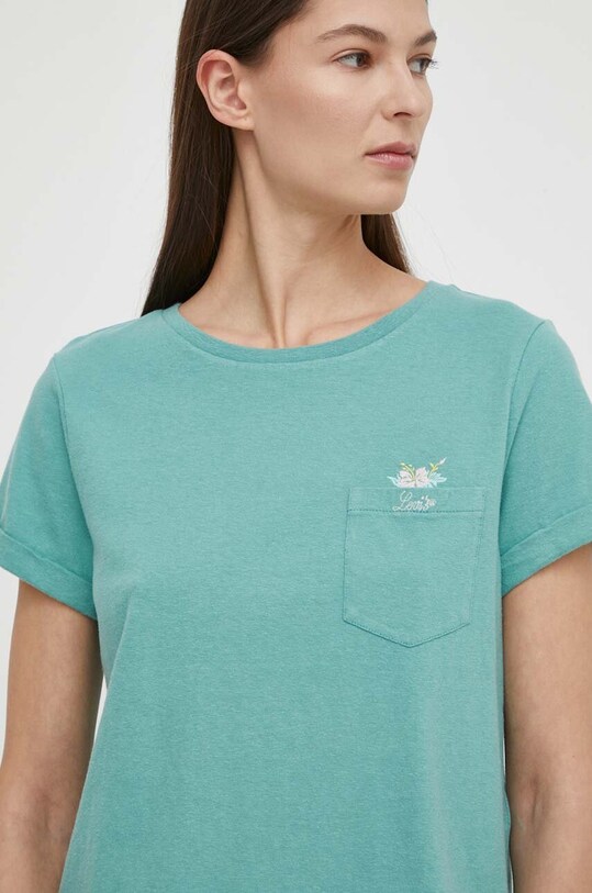 Levi's tricou din bumbac A7212 verde SS25
