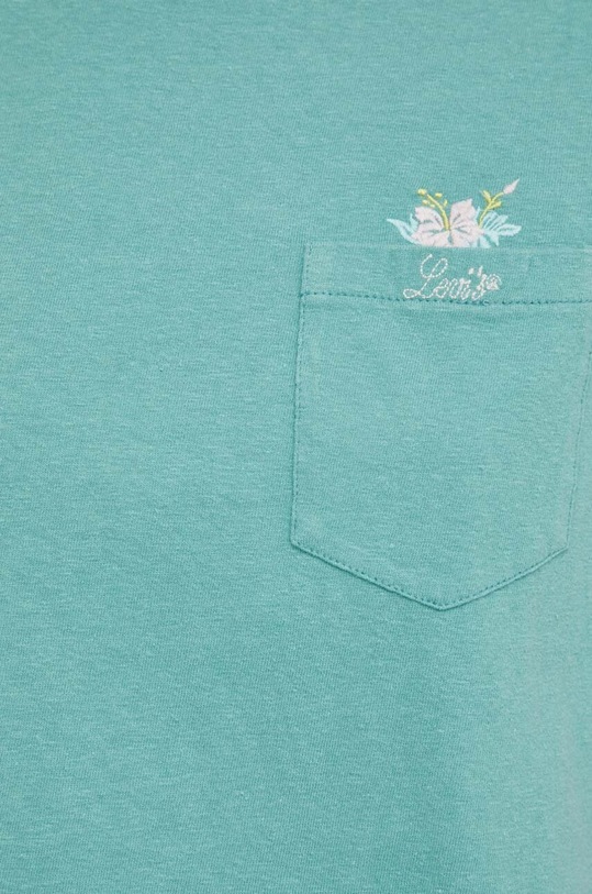 Levi's t-shirt bawełniany zielony A7212