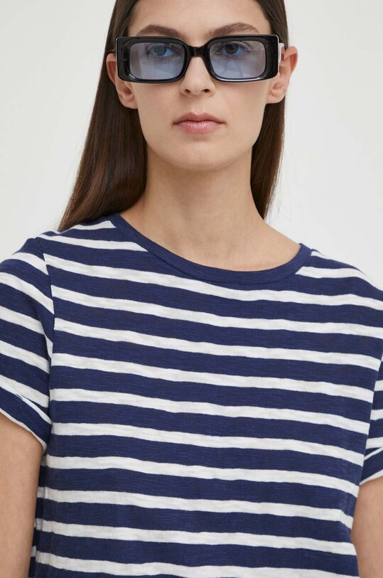 Levi's t-shirt bawełniany granatowy A7247