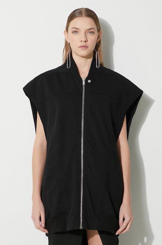 Clothing Rick Owens denim vest Jumbo Flight Vest DS01D1118.RIG.09 black
