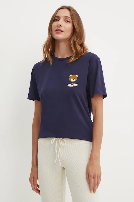 Moschino Underwear tricou bleumarin 0788.4410