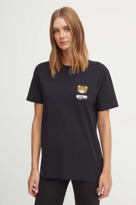 Μπλουζάκι Moschino Underwear 0788.4410 μαύρο SS25