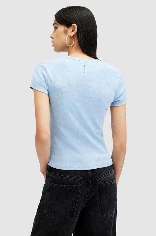 AllSaints t-shirt bawełniany STEVIE TEE niebieski W102JA