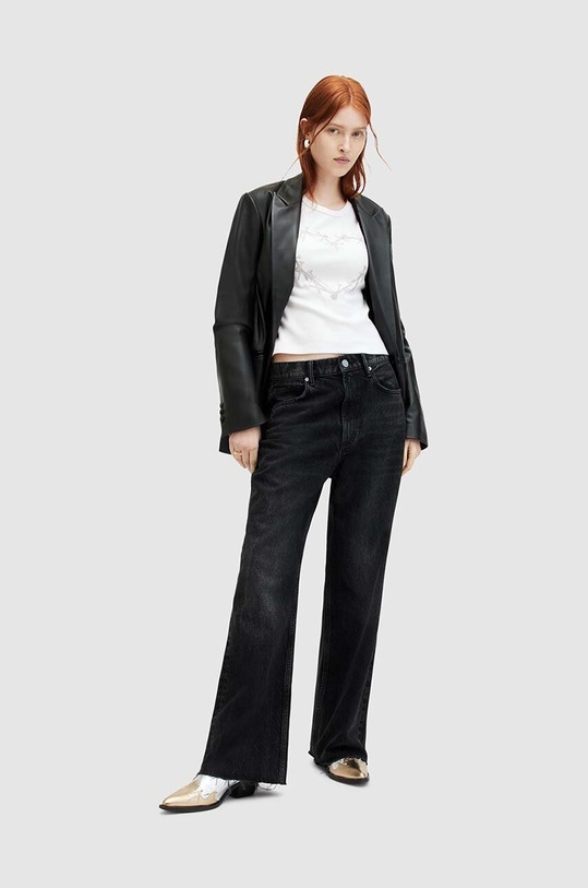 Хлопковая футболка AllSaints PERTA WG512Z белый