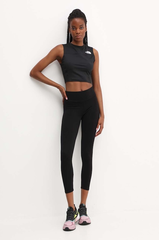 The North Face top NF0A826DJK31 negru SS24