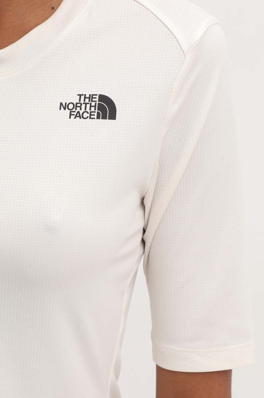 The North Face t-shirt sportowy Shadow NF0A87TWQLI1 beżowy