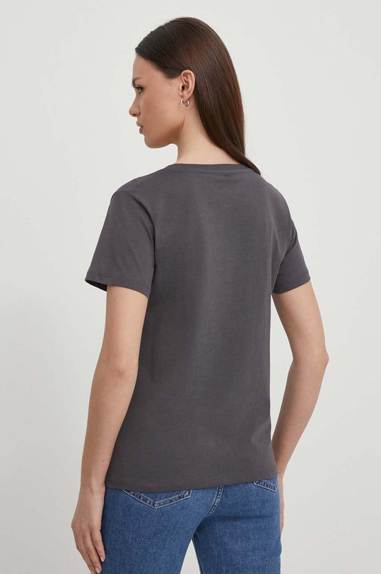 Ruházat Pepe Jeans pamut póló Kallan PL505863 szürke