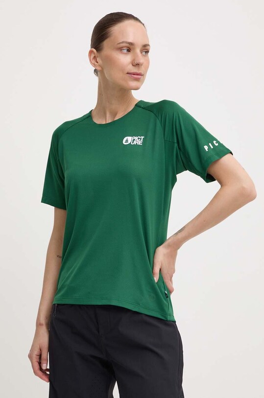 Picture tricou sport Ice Flow verde WTS547