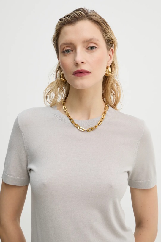 Vuneni pulover Theory siva I1211701