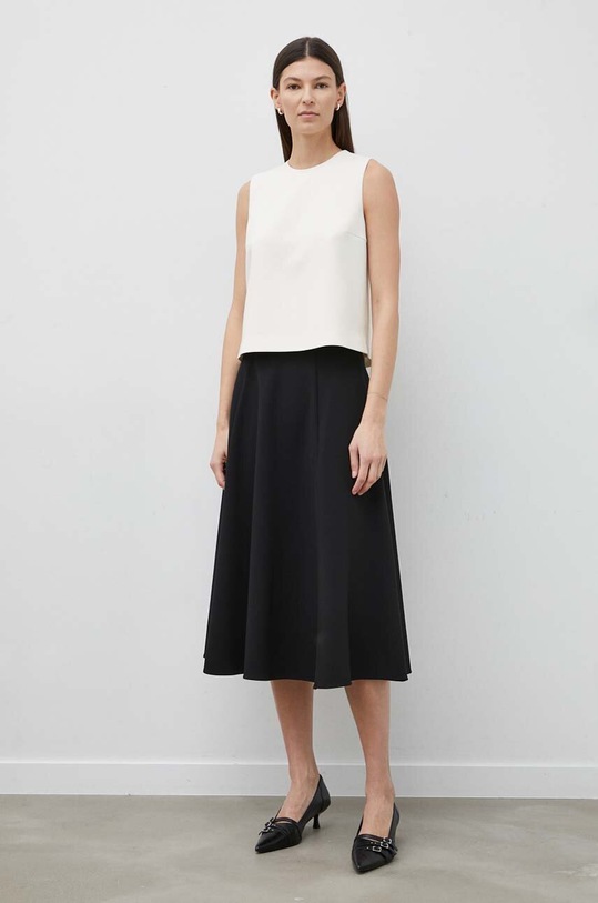Theory top O0109538 beżowy SS24