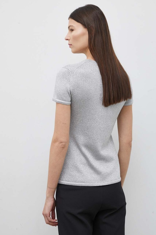 Odzież Theory t-shirt O0319716 srebrny