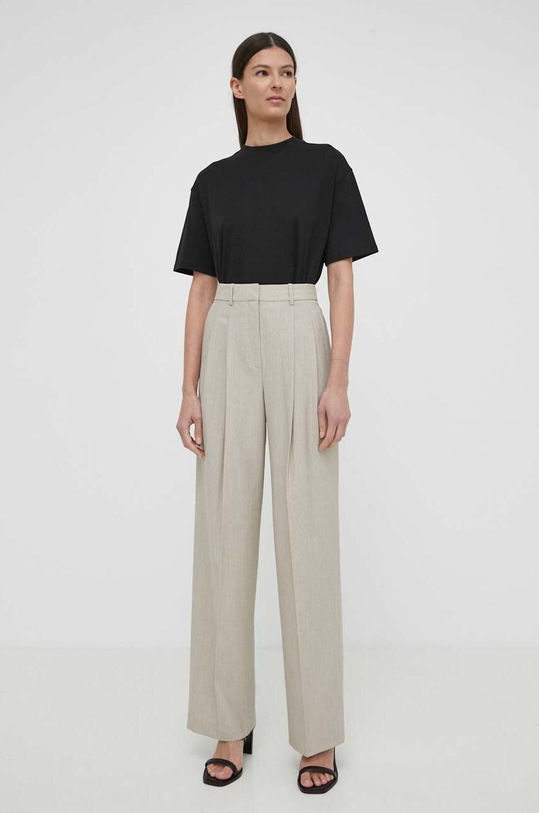 Theory tricou din bumbac O0324503 negru SS24