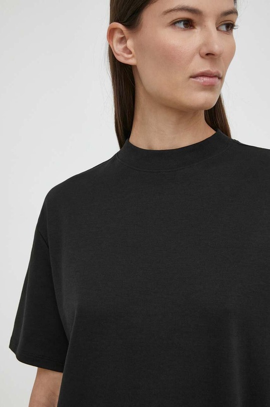 Theory tricou din bumbac O0324503 negru