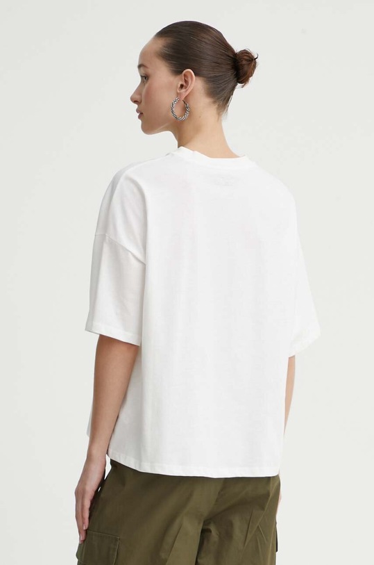 Ruházat Never Fully Dressed pamut póló NFDTO329.White fehér