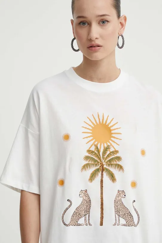 Never Fully Dressed t-shirt bawełniany biały NFDTO329.White