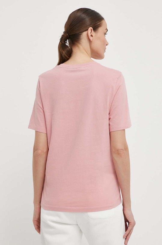 Oblečenie Bavlnené tričko Peak Performance G79571 ružová