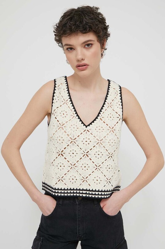 Top Desigual KAREN béžová 24SWTKAS