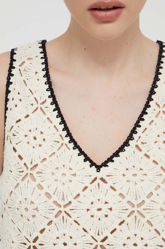 Top Desigual KAREN 24SWTKAS béžová