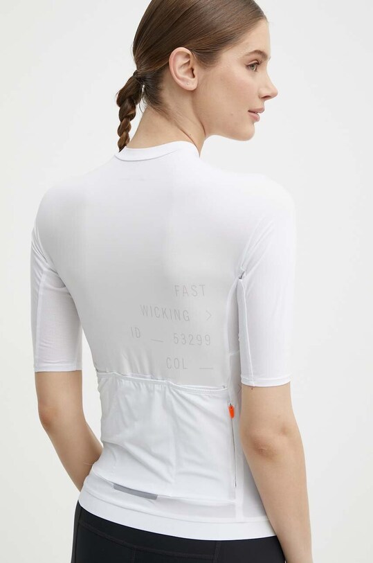 Oblečenie Cyklistické tričko POC Pristine Print Jersey 53299 biela