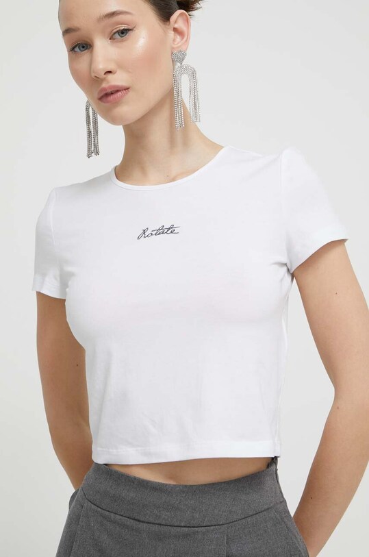 Одяг Футболка Rotate 112310400 білий