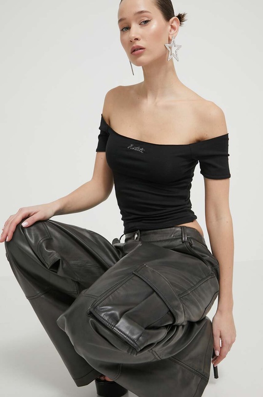 Rotate tricou 112311100 negru SS24