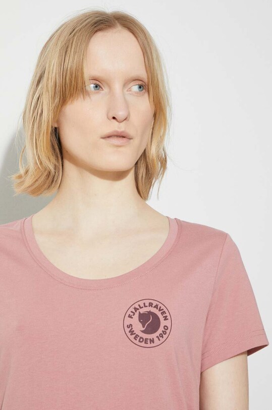 Tričko Fjallraven 1960 Logo T-shirt W F83513.300 růžová
