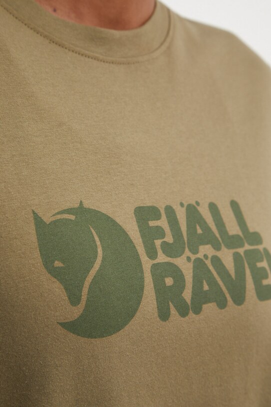 Μπλουζάκι Fjallraven Fjällräven Logo Tee W F87146.620 πράσινο