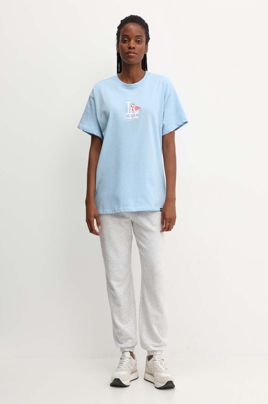 47 brand pamut póló MLB Los Angeles Dodgers BB012TMRKQI610485QU kék SS24