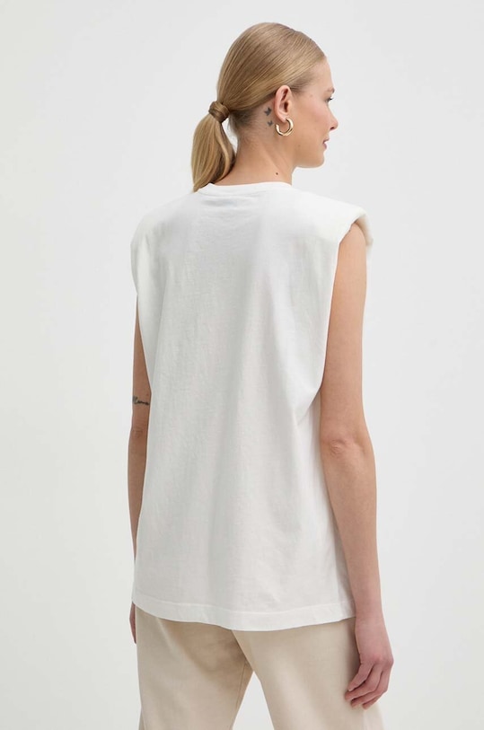 Oblečení Bavlněný top Pinko 104268.A25Z béžová