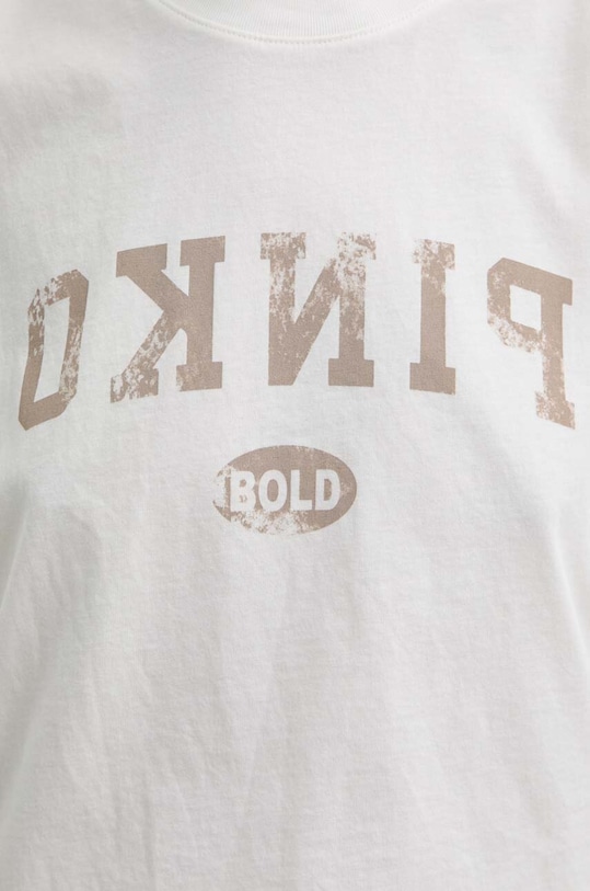 Bavlněný top Pinko 104268.A25Z béžová