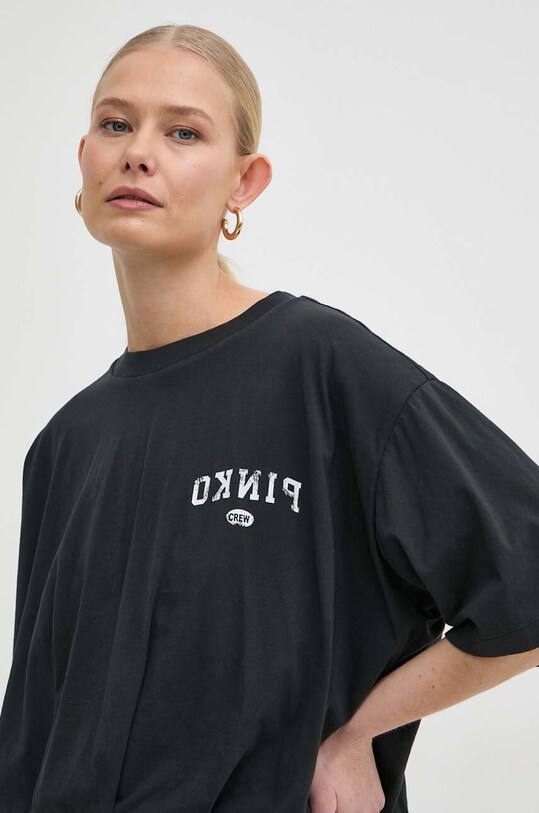 Bavlněné tričko Pinko černá 104257.A26S