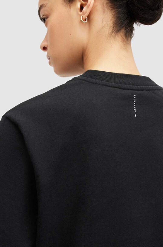 Odzież AllSaints t-shirt bawełniany LOTTIE TEE W132JA czarny
