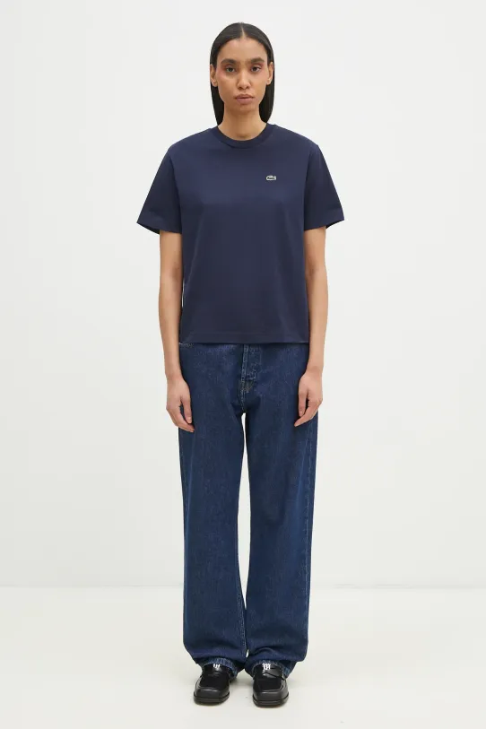 Lacoste cotton t-shirt navy TF7215
