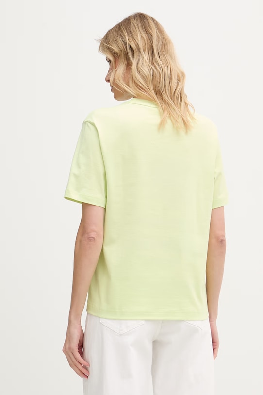 Oblečenie Lacoste Tričko bavlnené dámske TF7215 zelená