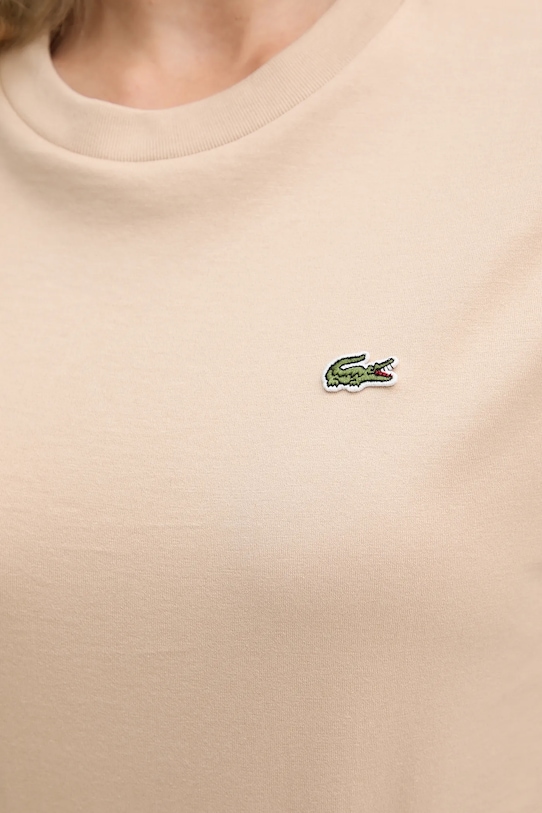 Lacoste t-shirt bawełniany TF7215 beżowy